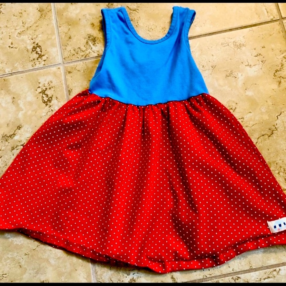 Trendy little camper boutique girls dress
